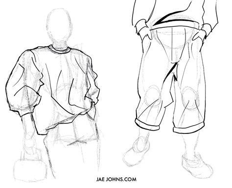 oversized clothes drawing|how to draw clothes pictures.